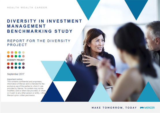 Image for Diversity in investment management benchmarking study