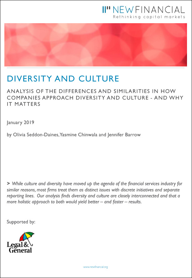 Image for Diversity and culture – Analysis of the differences and similarities in how companies approach diversity and culture and why it matters