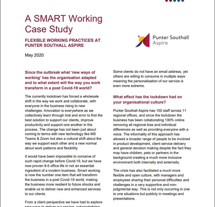 Flexible Working Practices at Punter Southall Aspire: A SMART Working Case Study