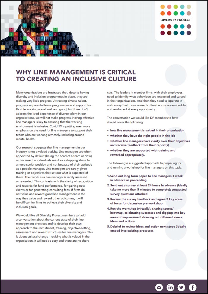 Image for Why line management is critical to creating an inclusive culture