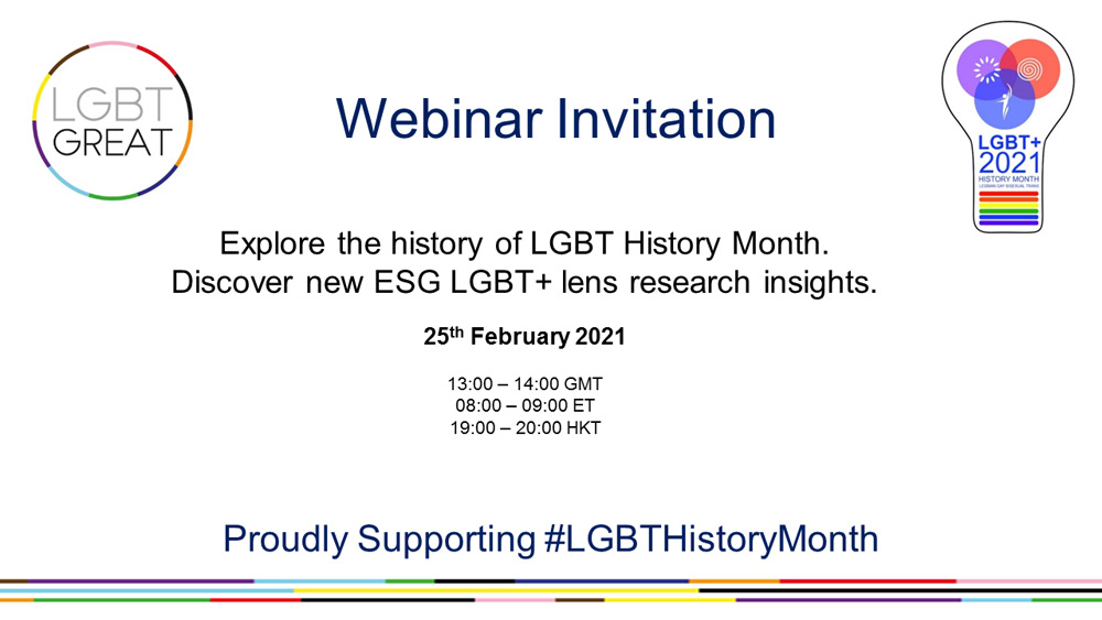 Image for Insights Webinar: LGBT History Month & Insights Research Launch