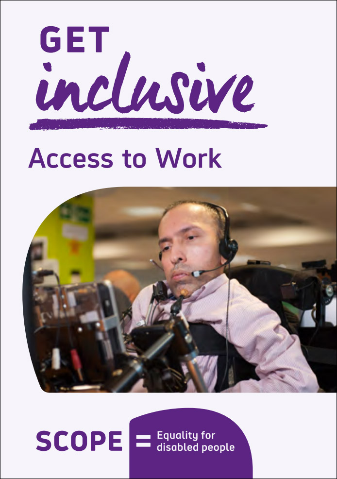 Image for Scope Get Inclusive: Access to Work