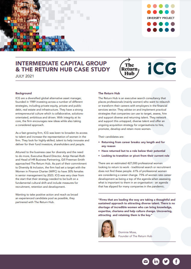 Image for Intermediate Capital Group & The Return Hub Case Study