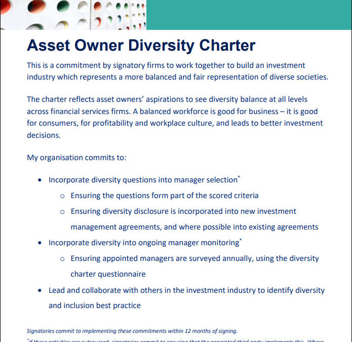 Asset Owner Diversity Charter