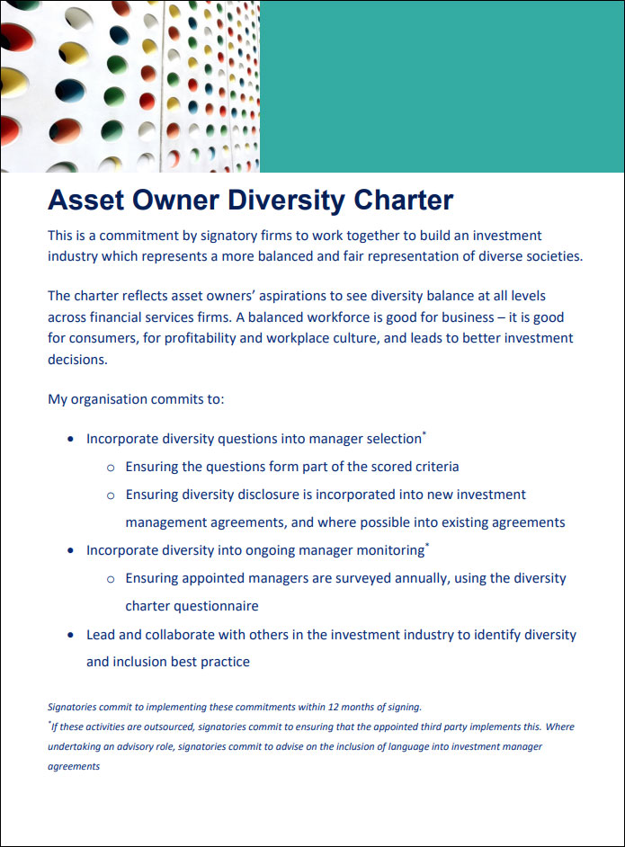 Image for Asset Owner Diversity Charter