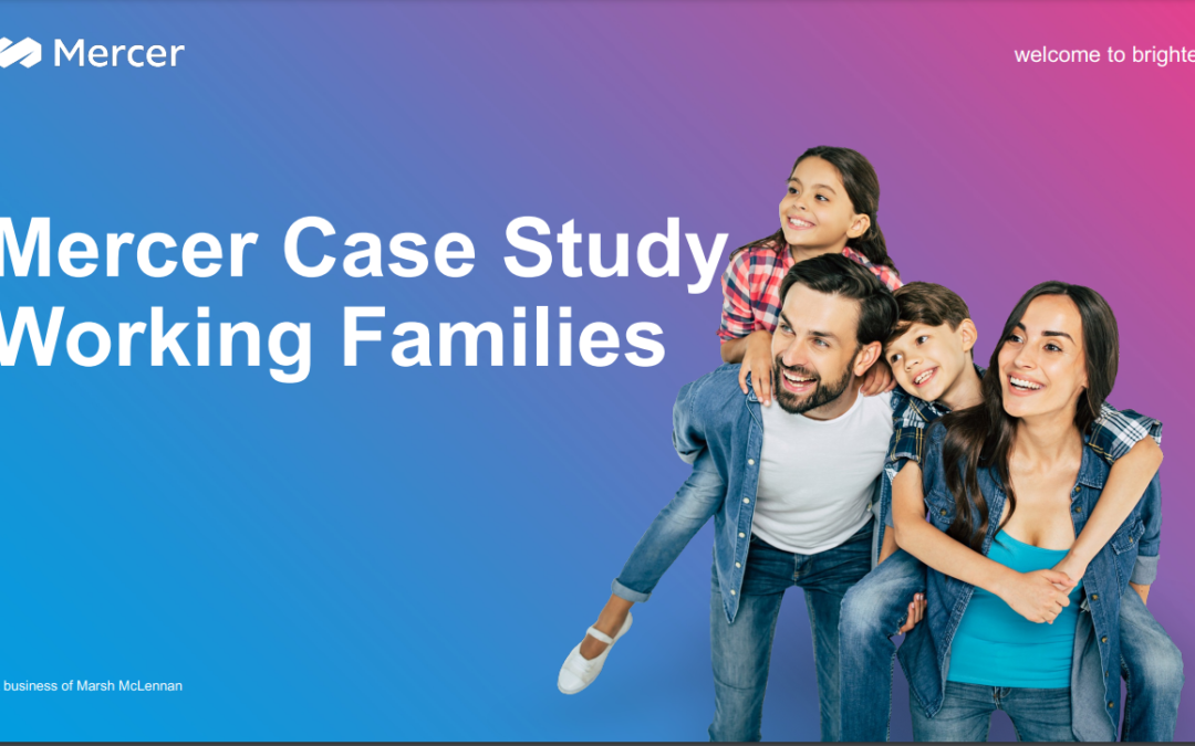 Working Families Case Study – Back up care – Mercer
